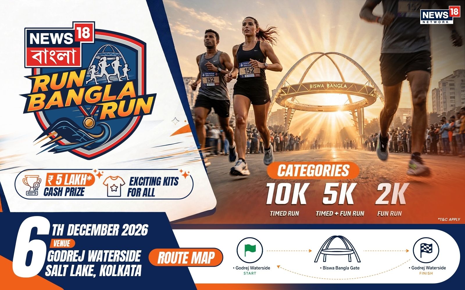 News18 Run Bangla Run